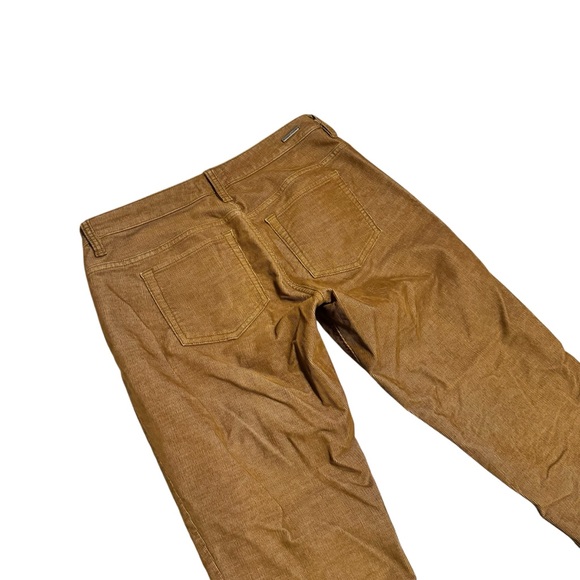 Carve Designs Carson Corduroy Pant Raw Hem Cord Organic Cotton Tan Women's 4 - Picture 8 of 9